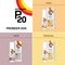 P20 Sensitive Face SPF50+ Zonnebrandcrème