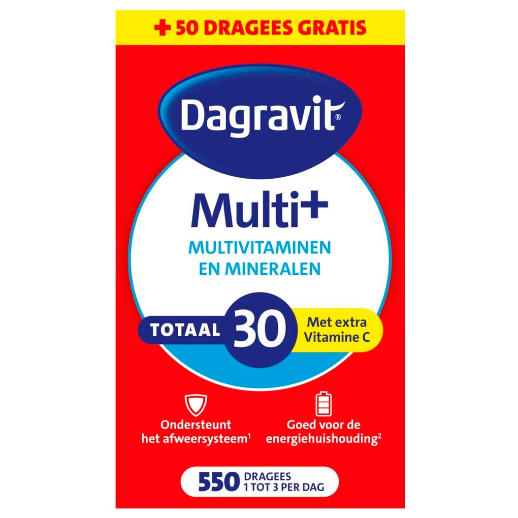 Dagravit Totaal 30 Multivitaminen en Mineralen Dragees