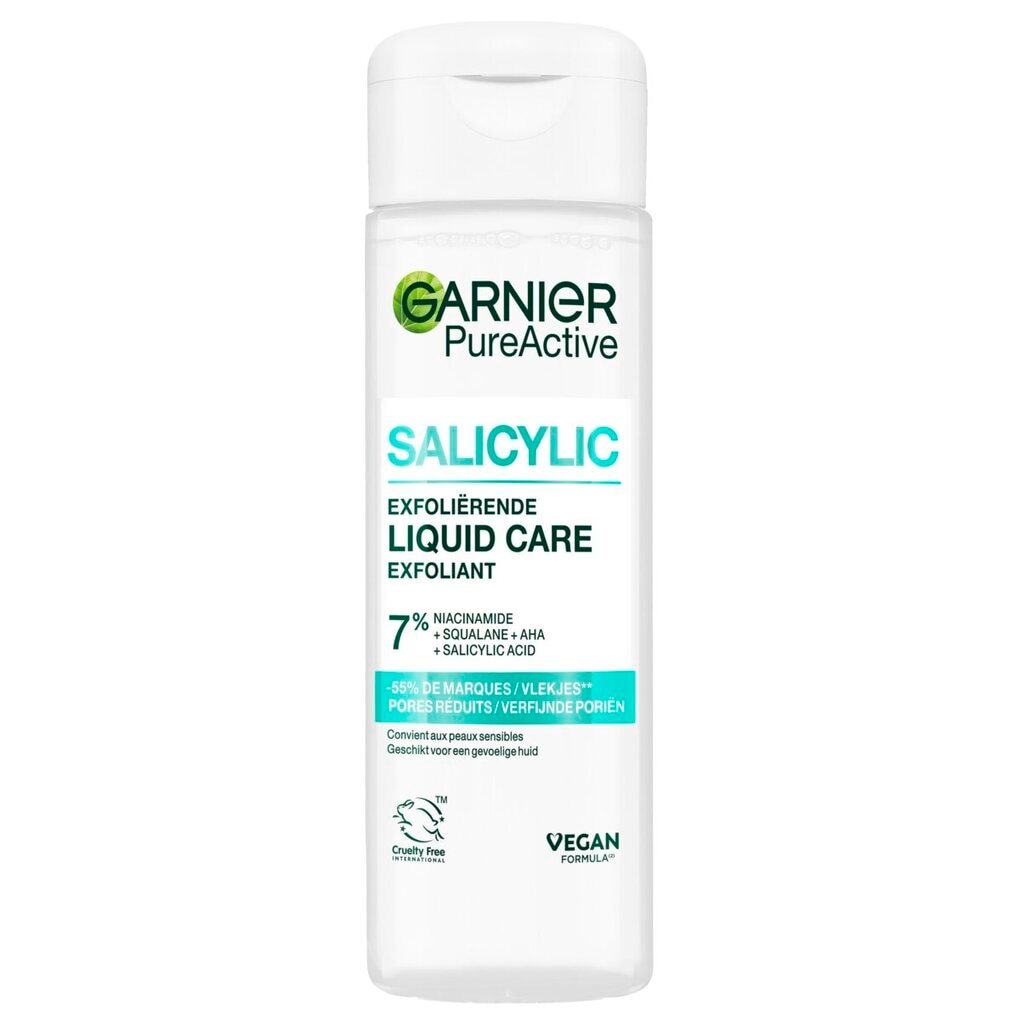 Garnier PureActive Salicylic Exfoliërende Liquid Care Garnier PureActive Salicylic Exfoliërende Liquid Care