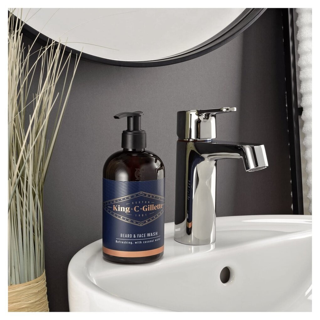 King C. Gillette 3-in-1 Baard-, Gezichts- en Haarreiniger