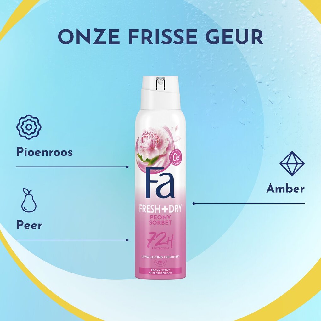 Fa Peony Sorbet Antitranspirant Spray