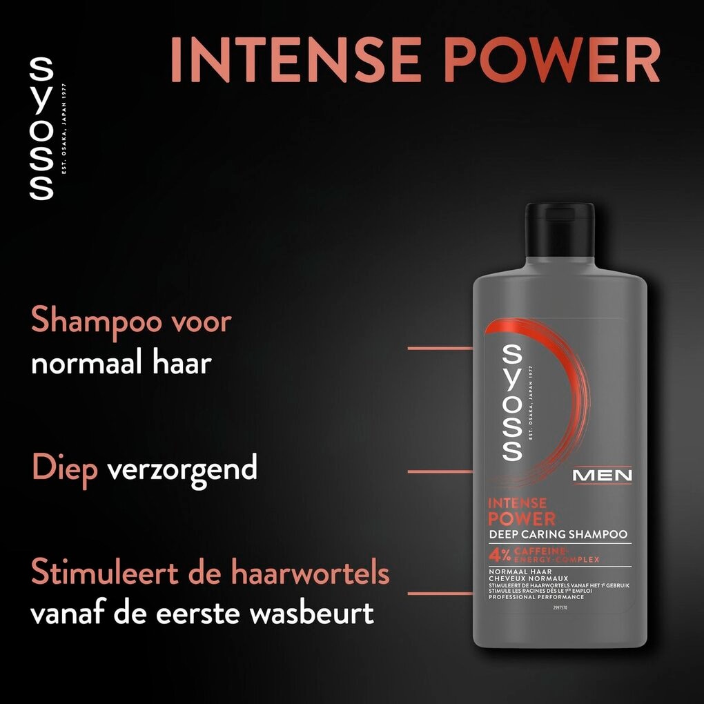 Syoss Men Intense Power Deep Caring Shampoo