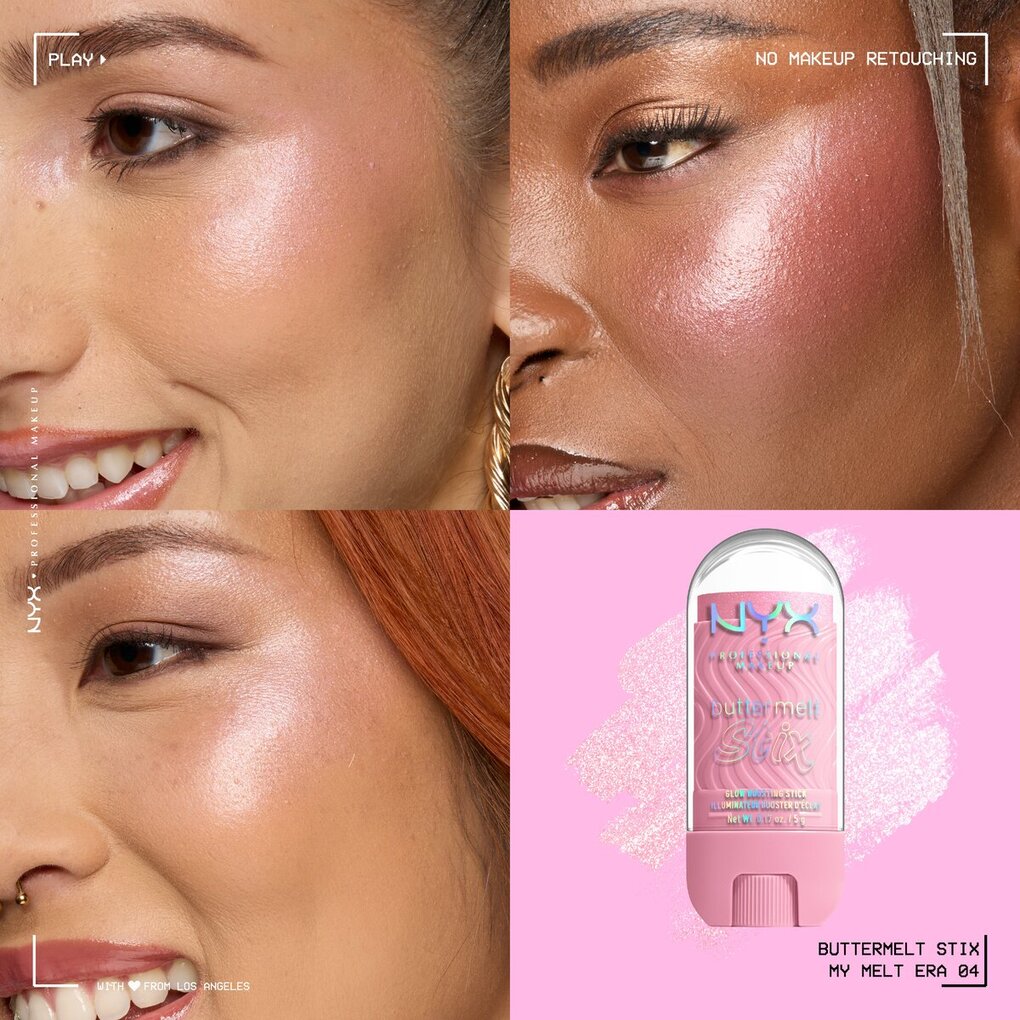 NYX Professional Makeup Buttermelt Stix 04 My Melt Era Glow Boosting Stick