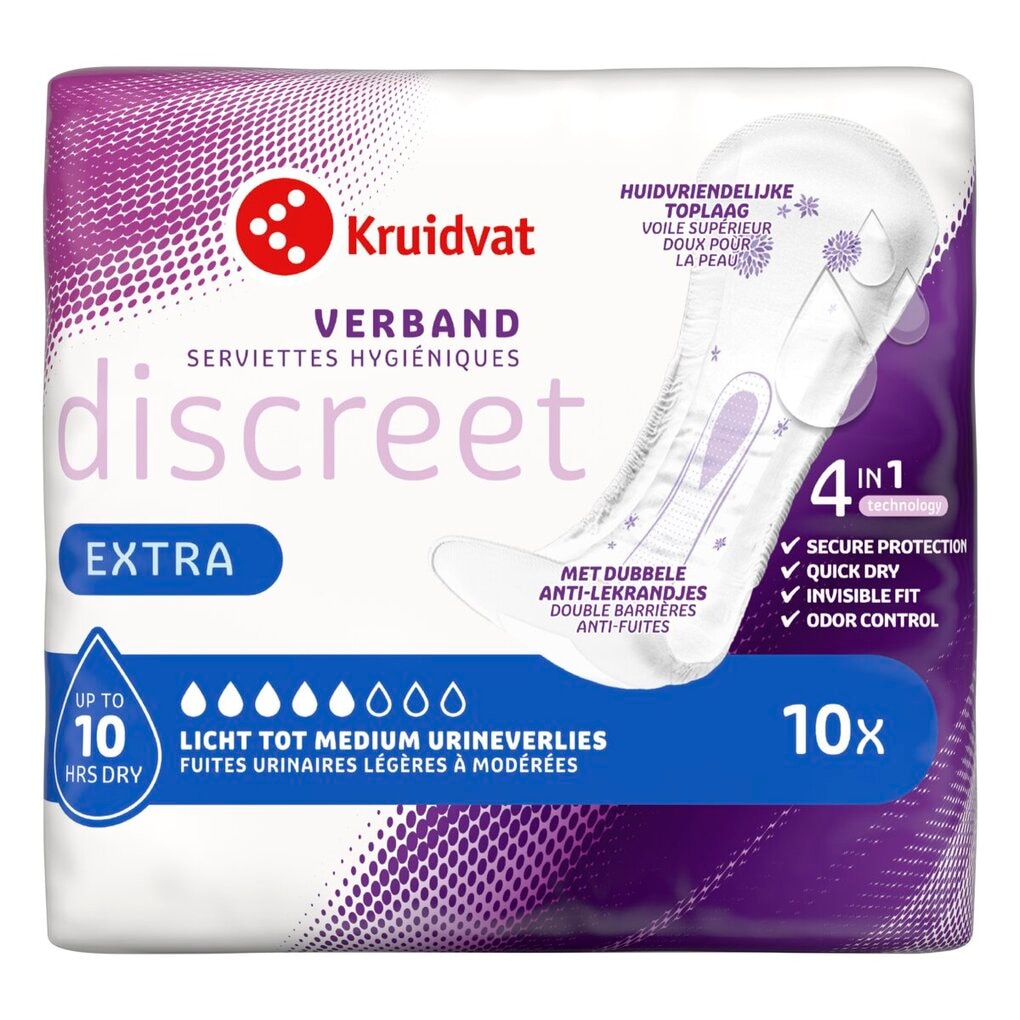 Kruidvat Discreet Extra Incontinentieverband
