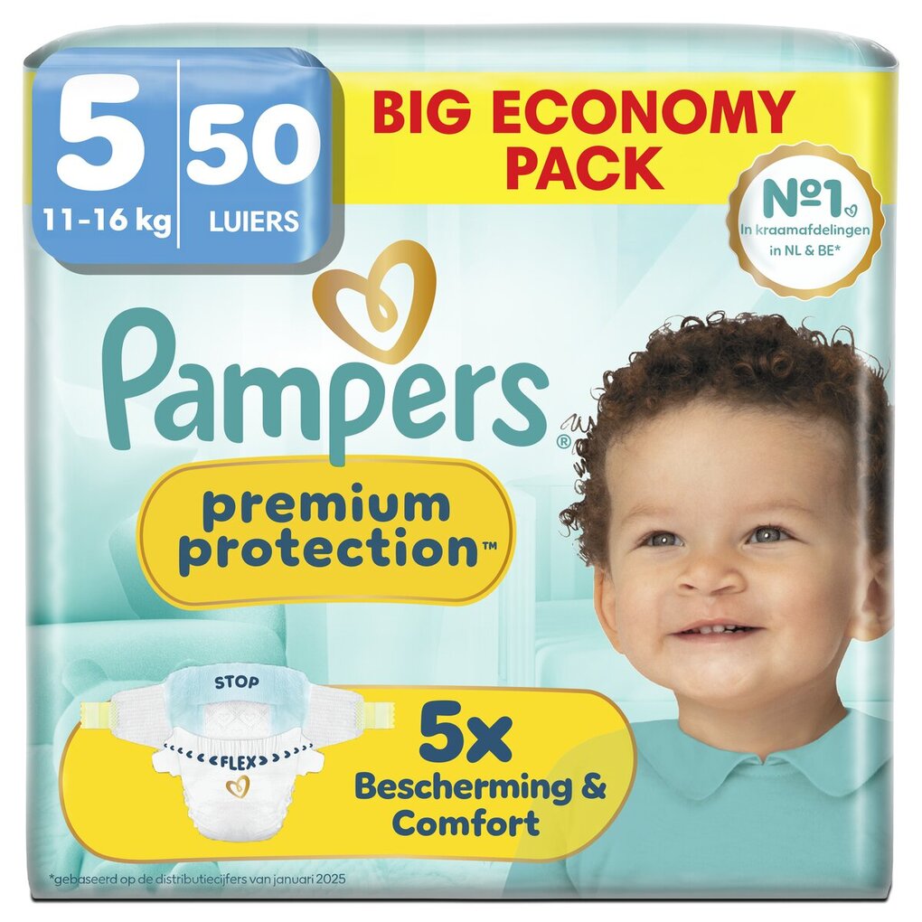 Pampers Premium Protection Maat 5 Luiers