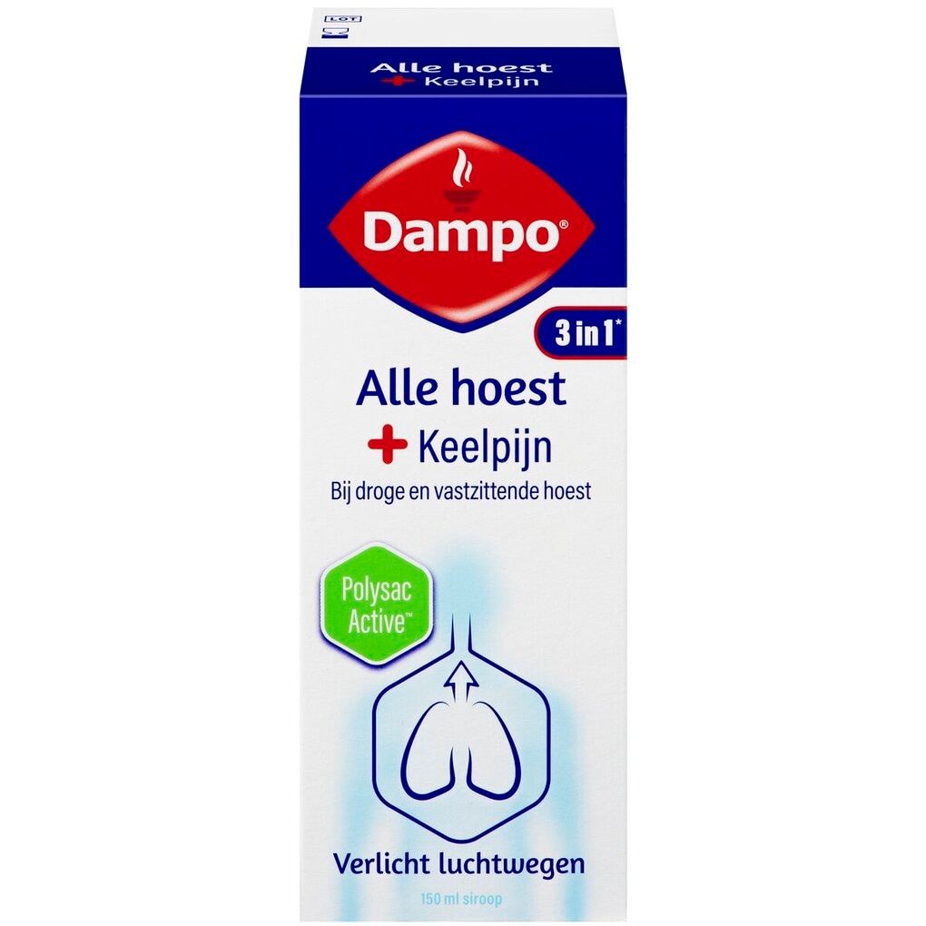 Dampo Alle Hoest + Keelpijn Siroop