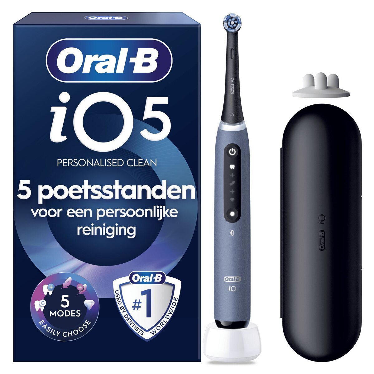Afbeelding van Oral-B iO5 Elektrische Tandenborstel - blauw