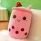 Bubble Tea Pink Snuggle Shape Knuffel