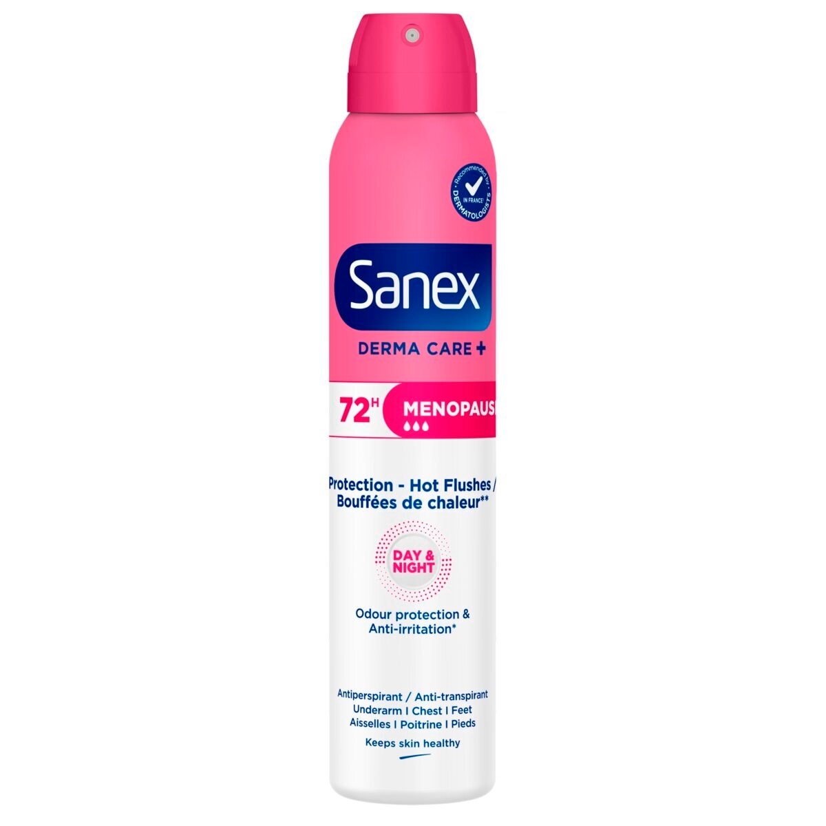Afbeelding van Sanex Derma Care+ Menopause Deodorant Spray - 200ml