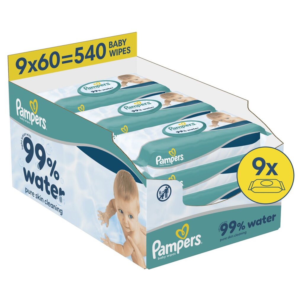 Pampers 99% Water Babydoekjes