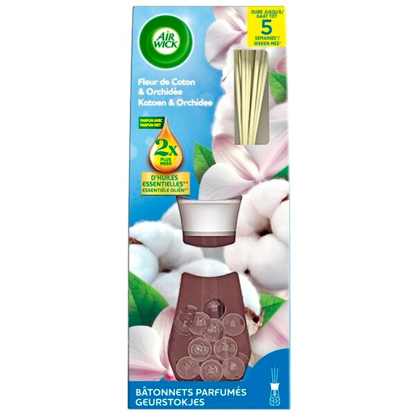 Air Wick Katoen & Orchidee Geurstokjes
