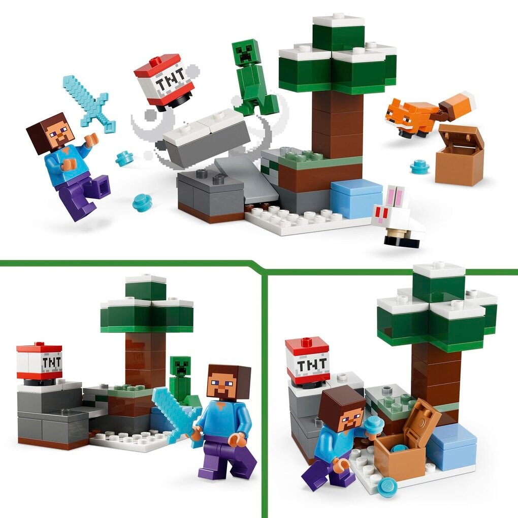 LEGO Minecraft 21583 Steve's Taiga-avontuur
