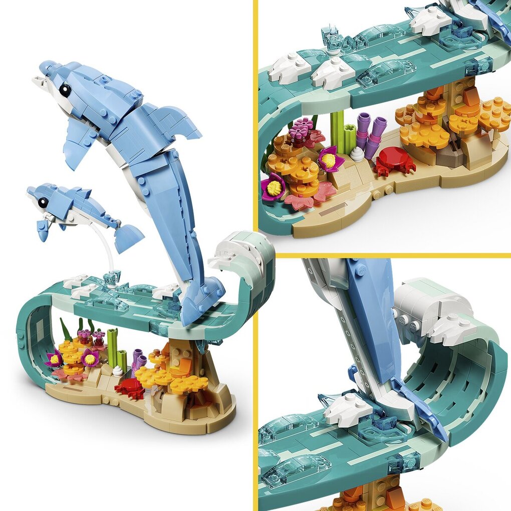 LEGO Creator 31385 3-in-1 Zeedieren: Prachtige Dolfijnen