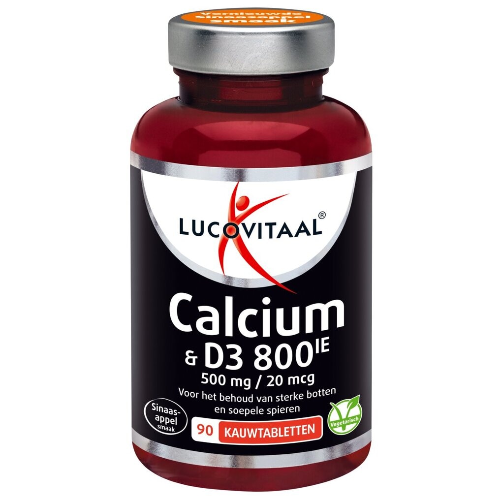Lucovitaal Calcium & D3 800Ie Kauwtabletten