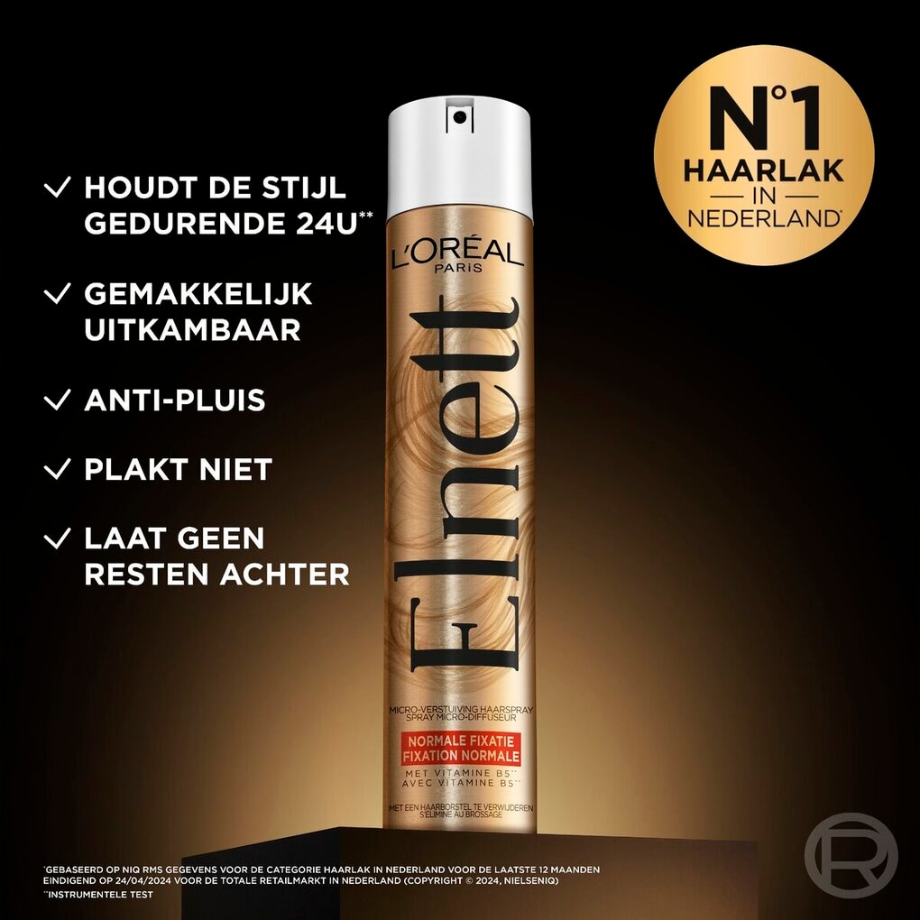 L'Oréal Paris Elnett Satin Normale Fixatie Haarspray