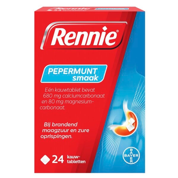 Rennie Maagtabletten met Pepermuntsmaak