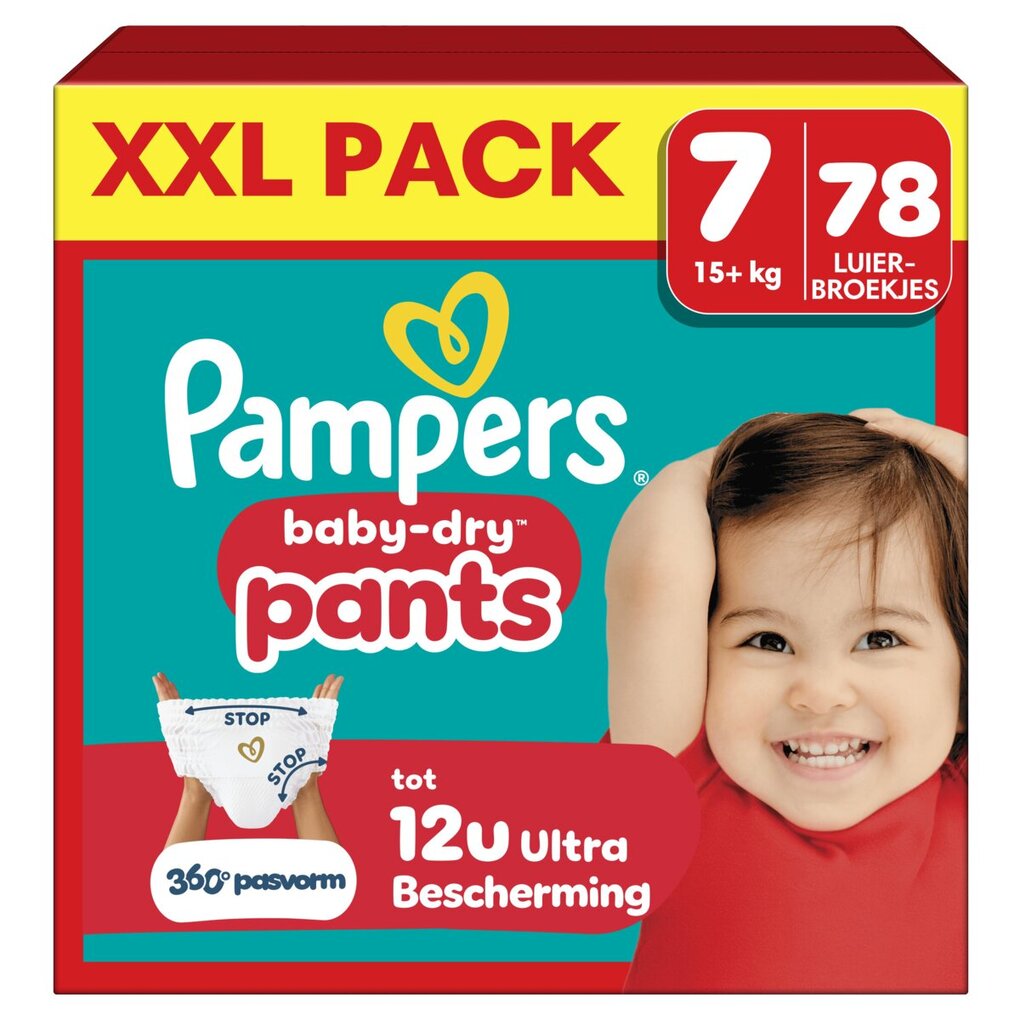 Pampers Baby-Dry Pants Maat 7 Luierbroekjes