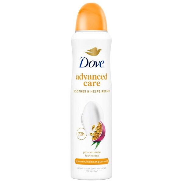 Dove Go Fresh Passion Fruit & Lemongrass Antitranspirant Spray