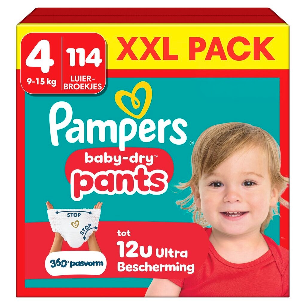 Pampers Baby-Dry Pants Maat 4 Luierbroekjes