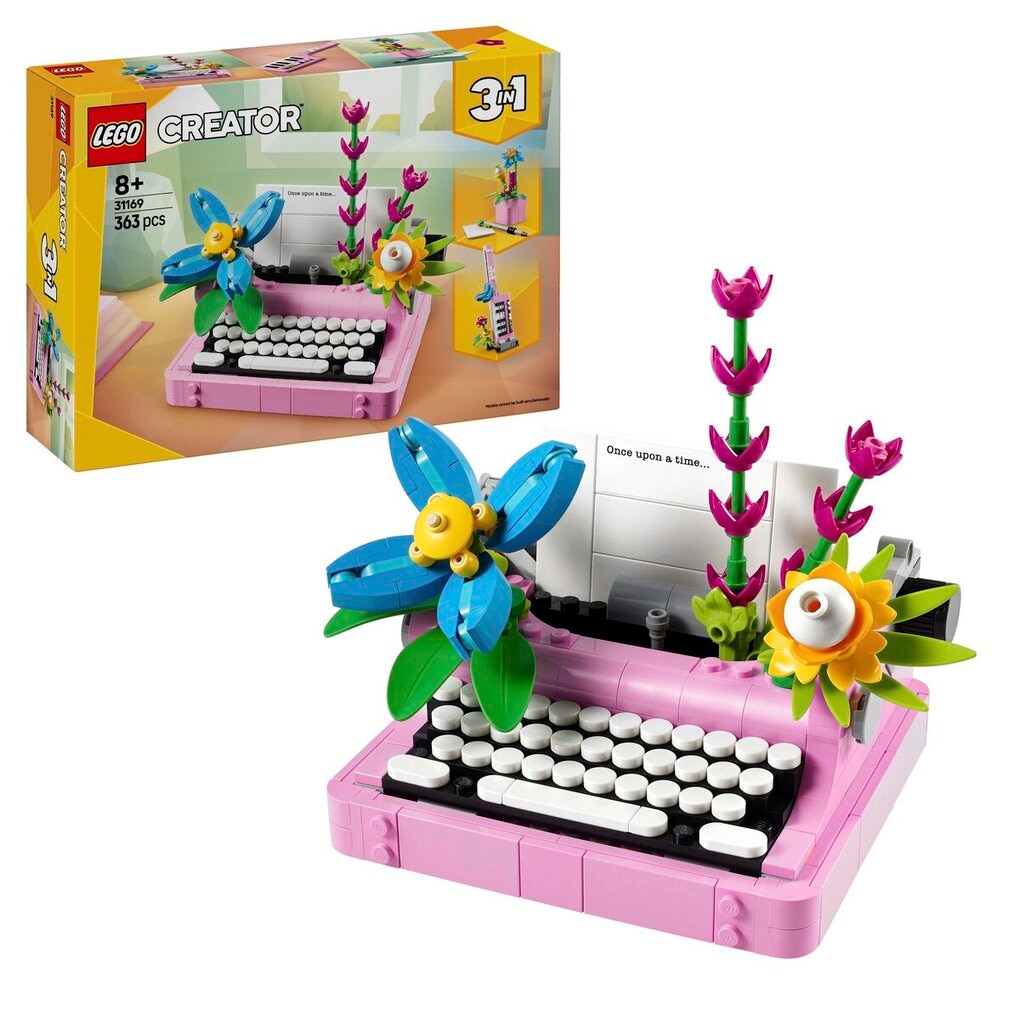 LEGO Creator 31169 Typemachine met Bloemen