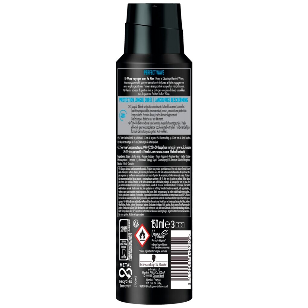 Fa Men Kick Off 48H Deodorant & Bodyspray