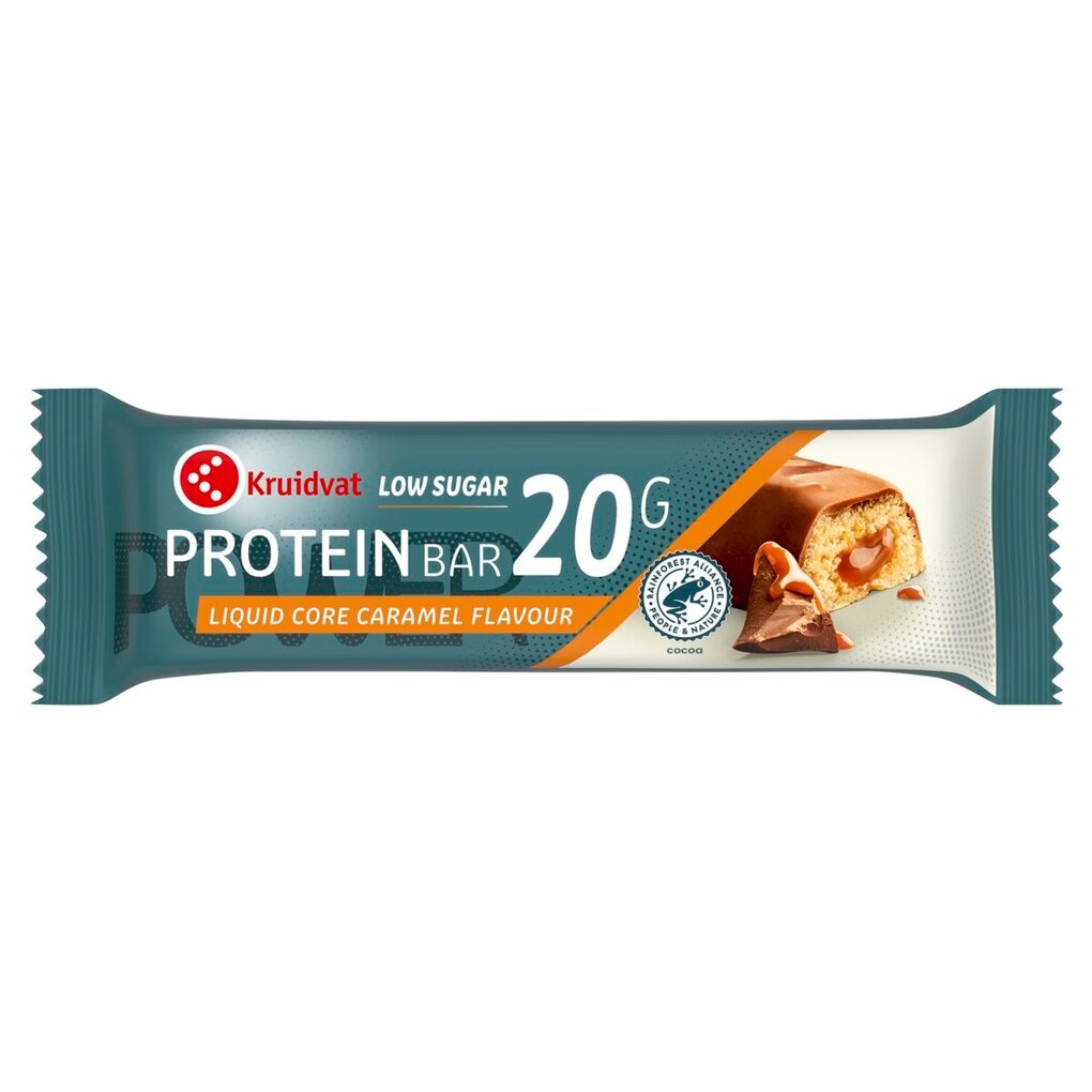 Kruidvat Liquid Core Caramel Protein Bar