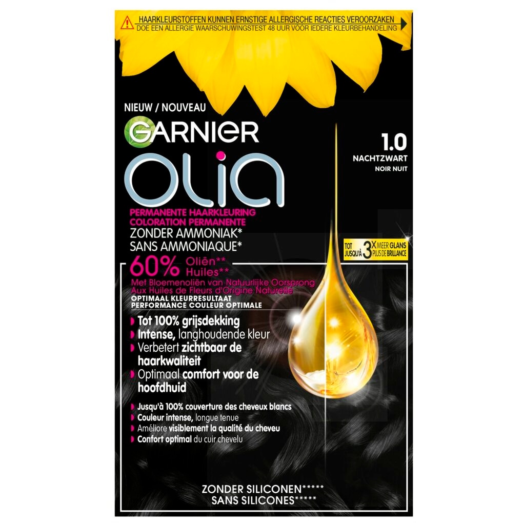 Garnier Olia 1.0 Zwart Permanente Haarkleuring