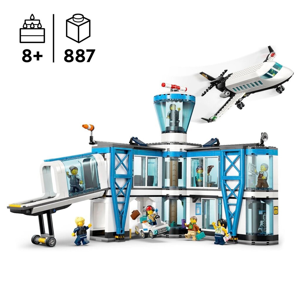 LEGO City 60502 Luchthaven met Vliegtuig