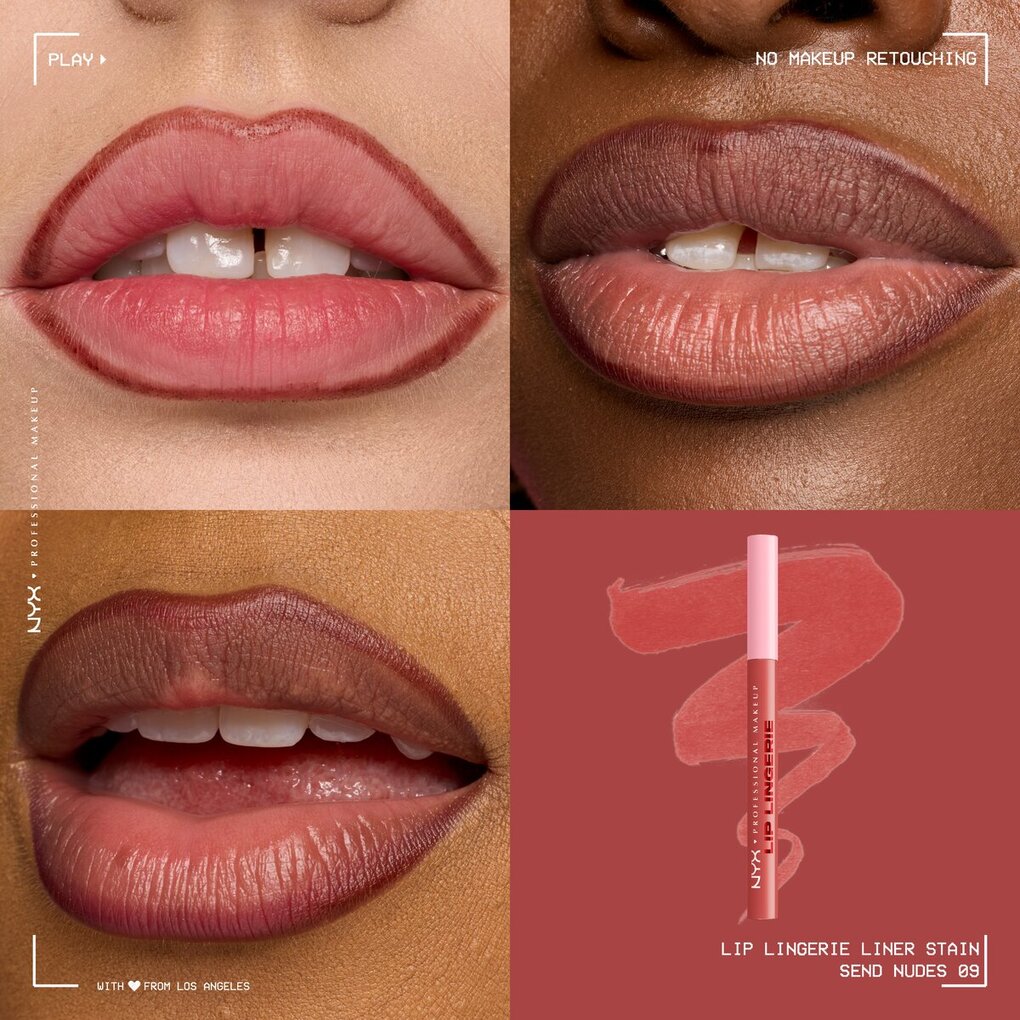 NYX Professional Makeup Lip Lingerie 09 Send Nudes Lipliner Stain