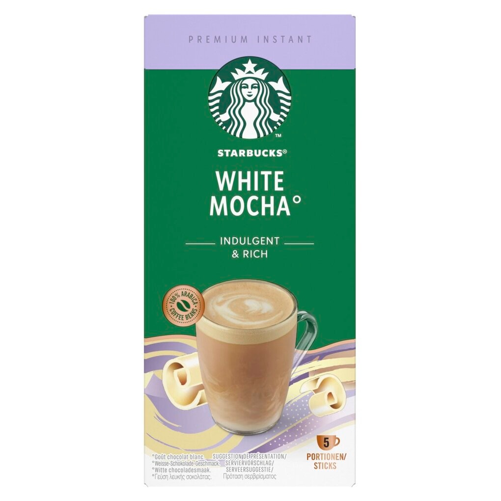 Starbucks White Mocha Oploskoffie Starbucks White Mocha Oploskoffie