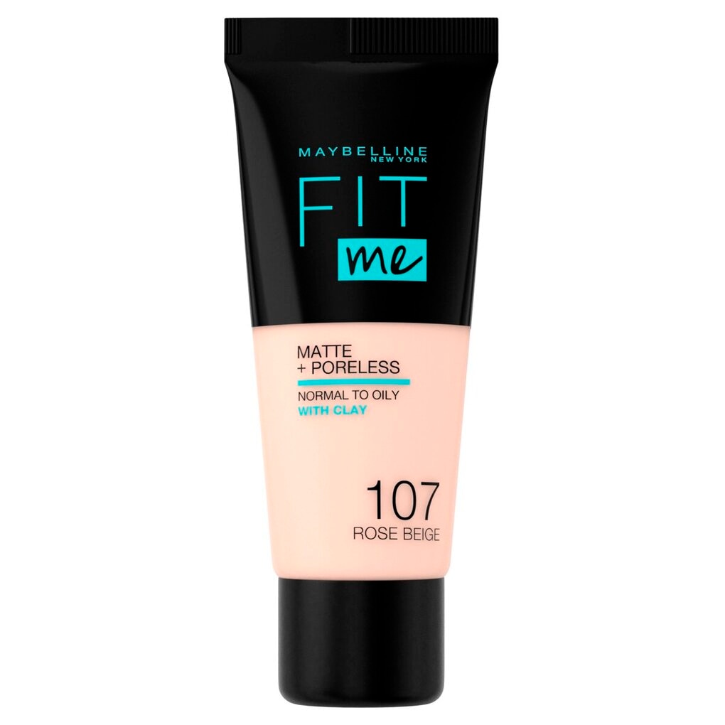 Maybelline New York Fit Me Matte & Poreless 107 Rose Beige Foundation