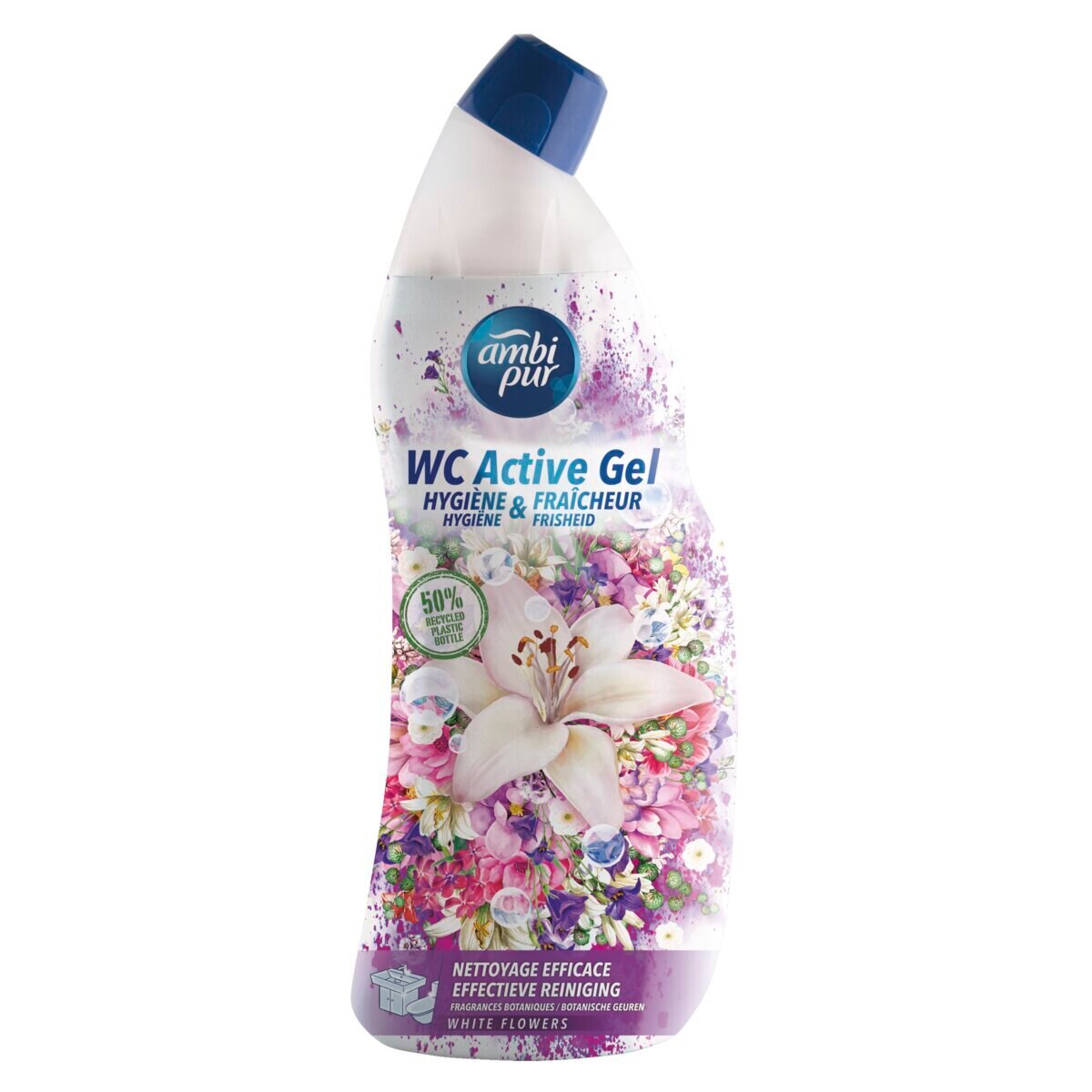 Afbeelding van Ambi Pur White Flowers Toiletreiniger - 750 ml