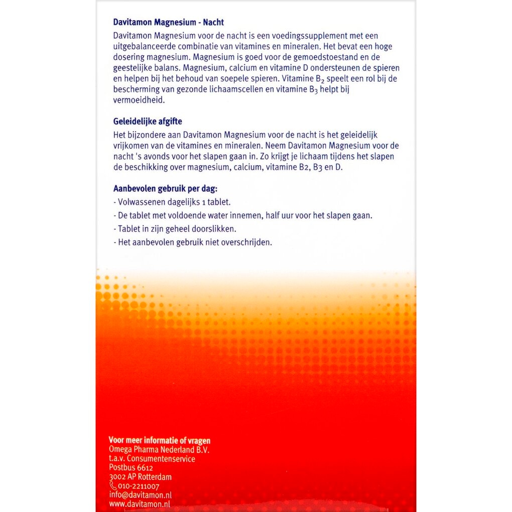 Davitamon Magnesium Nacht Tabletten