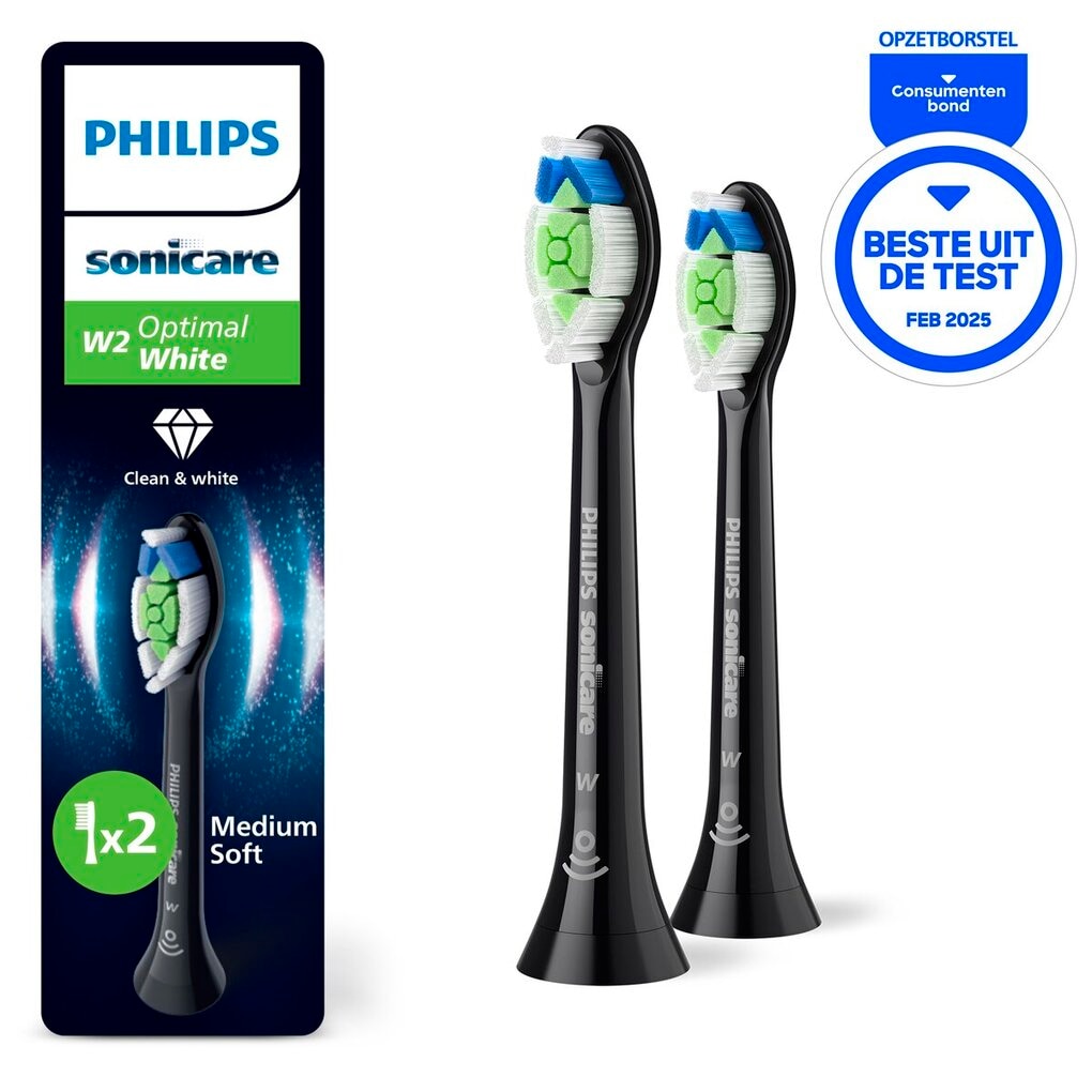 Philips Sonicare W2 Optimal White HX6062/88 Opzetborstels