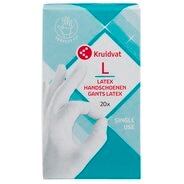 Afbeelding van Kruidvat Latex Handschoenen - 20 stuks