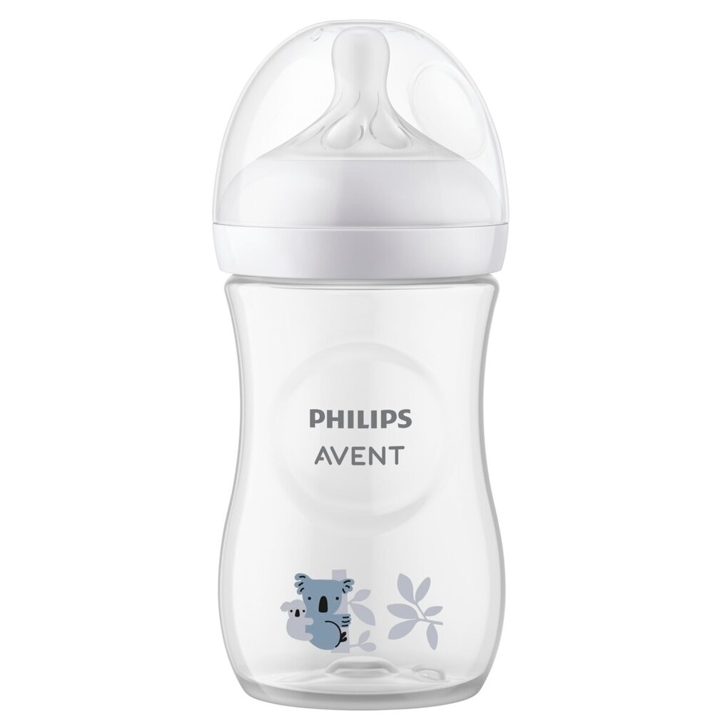 Philips Avent Natural Response SCY903/67 1m+ Koala Babyfles met Natuurlijke Zuigreflex Flesspeen Philips Avent Natural Response SCY903/67 1m+ Koala Babyfles met Natuurlijke Zuigreflex Flesspeen
