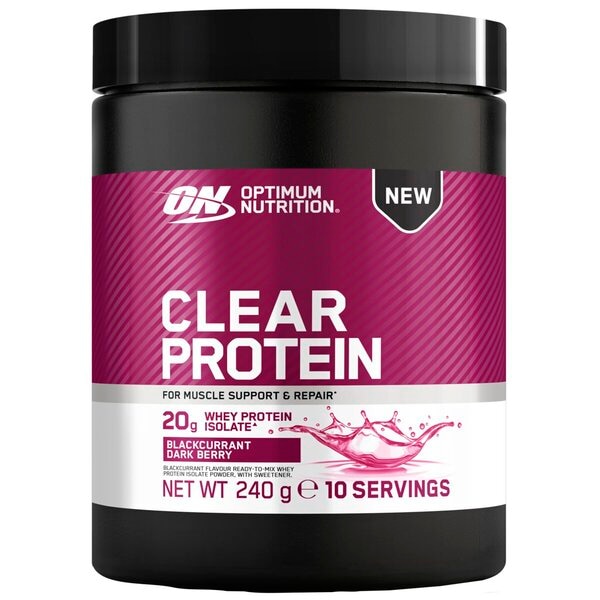 Optimum Nutrition Clear Whey Blackcurrent Dark Berry Protein Powder