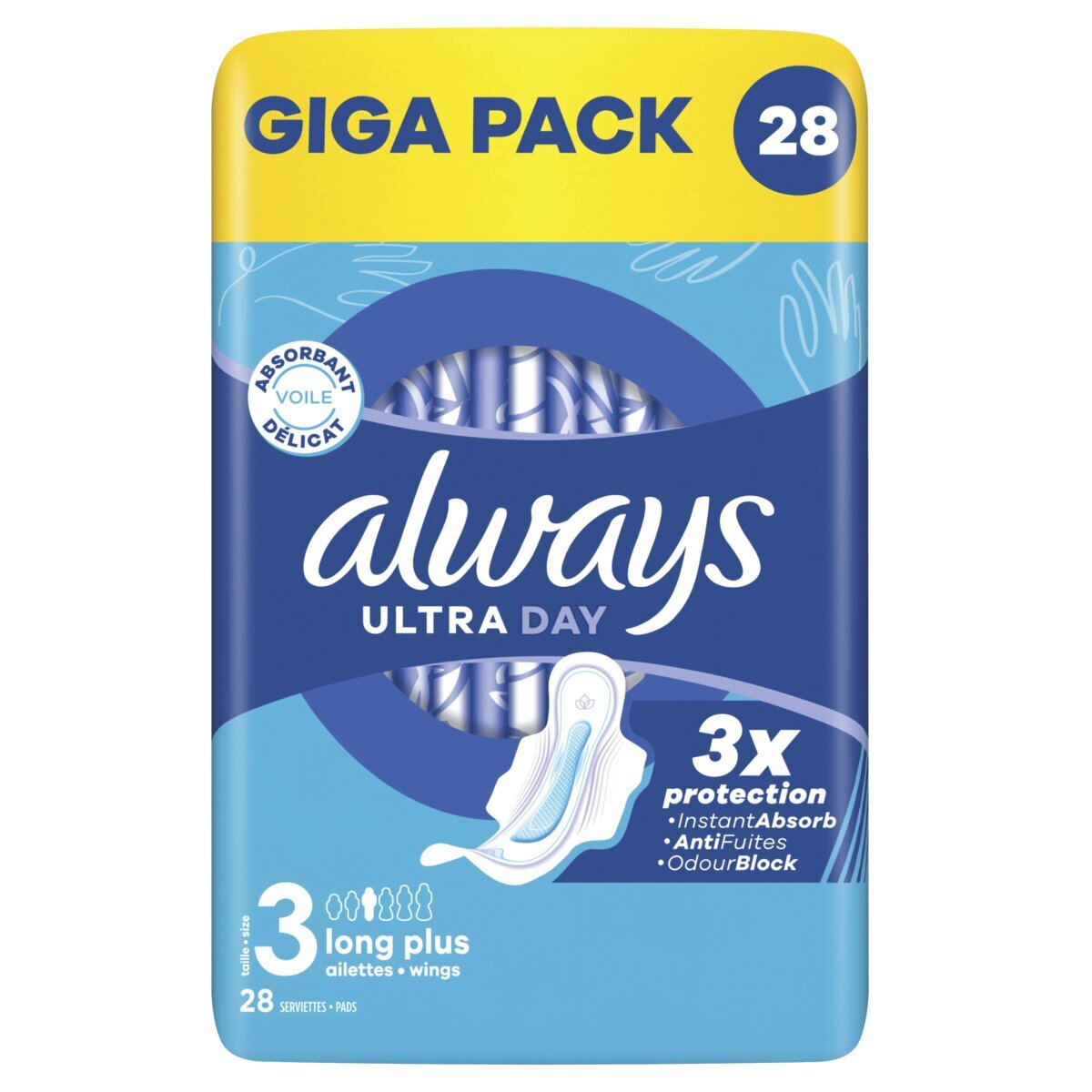 Afbeelding van Always Ultra Day Long Plus Maandverband - 28 stuks