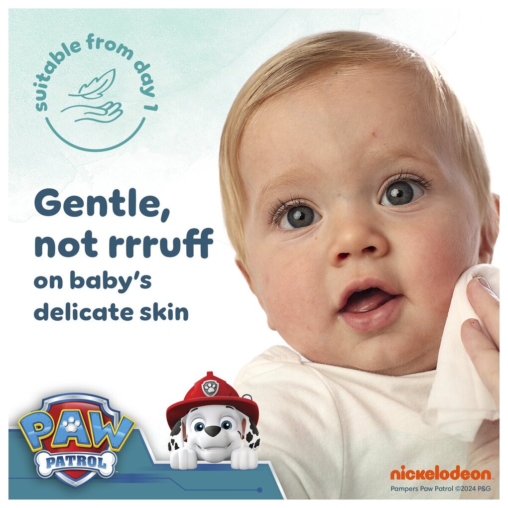 Pampers Harmonie Aqua Paw Patrol Babydoekjes