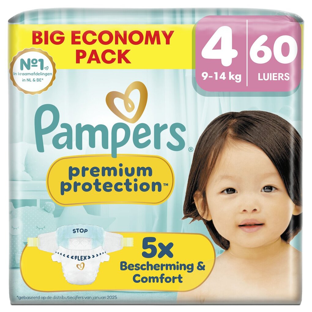 Pampers Premium Protection Maat 4 Luiers