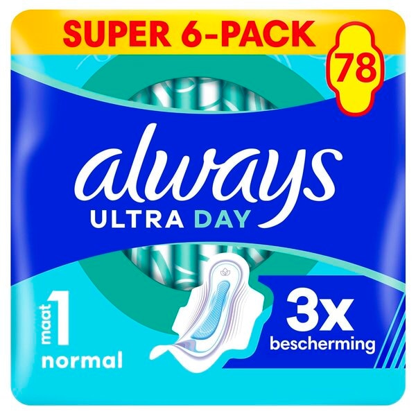 Always Ultra Day Normal Maandverband met Vleugels