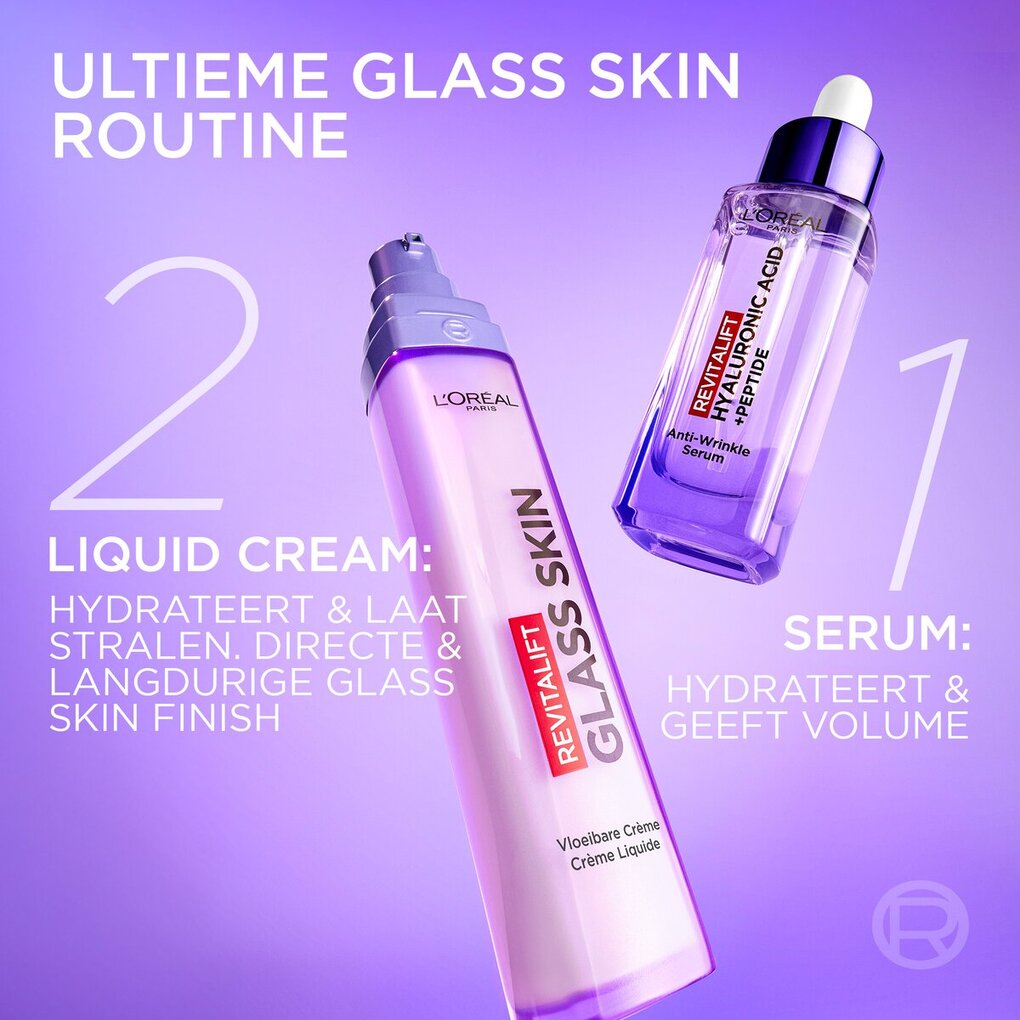 L'Oréal Paris Revitalift Filler Glass Skin Vloeibare Crème