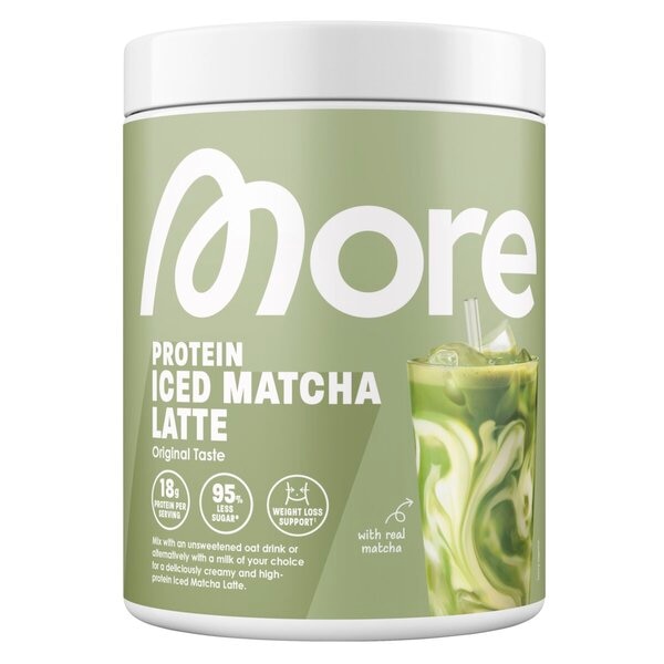 More Protein Iced Matcha Latte