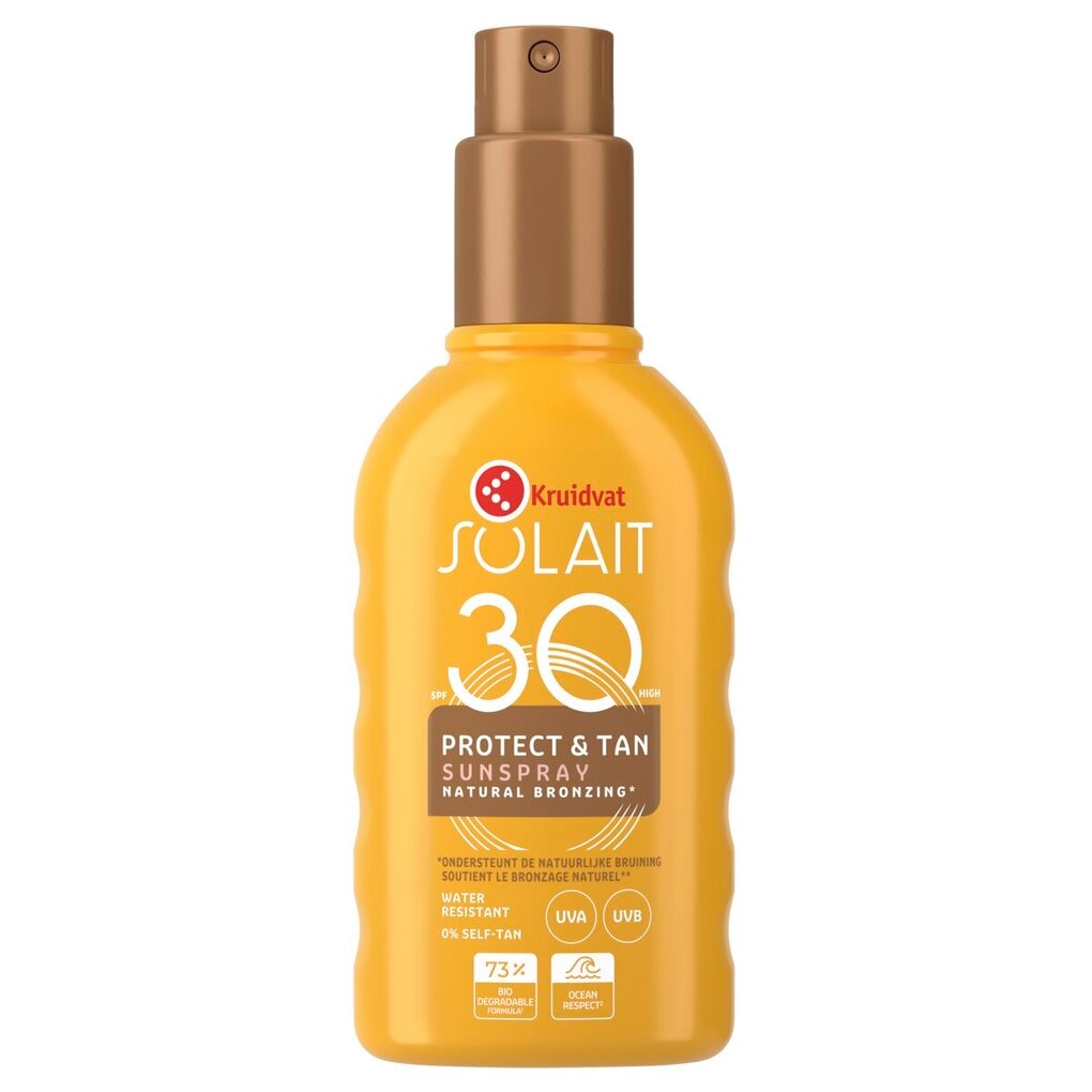 Kruidvat Solait Protect & Tan SPF30 Sunspray