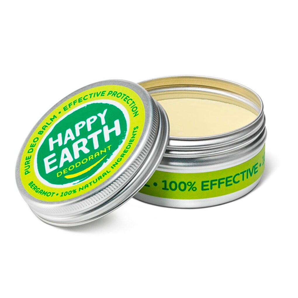 Happy Earth 100% Natural Bergamot Deodorant Balm