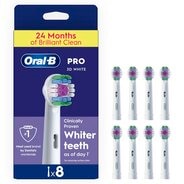 Afbeelding van Oral-B Pro 3D White Opzetborstels - 8 stuks