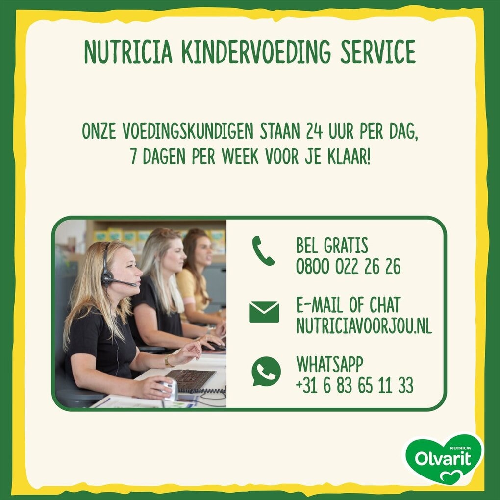 Olvarit 8+M Pompoen Kip Rijst Maaltijdpotje