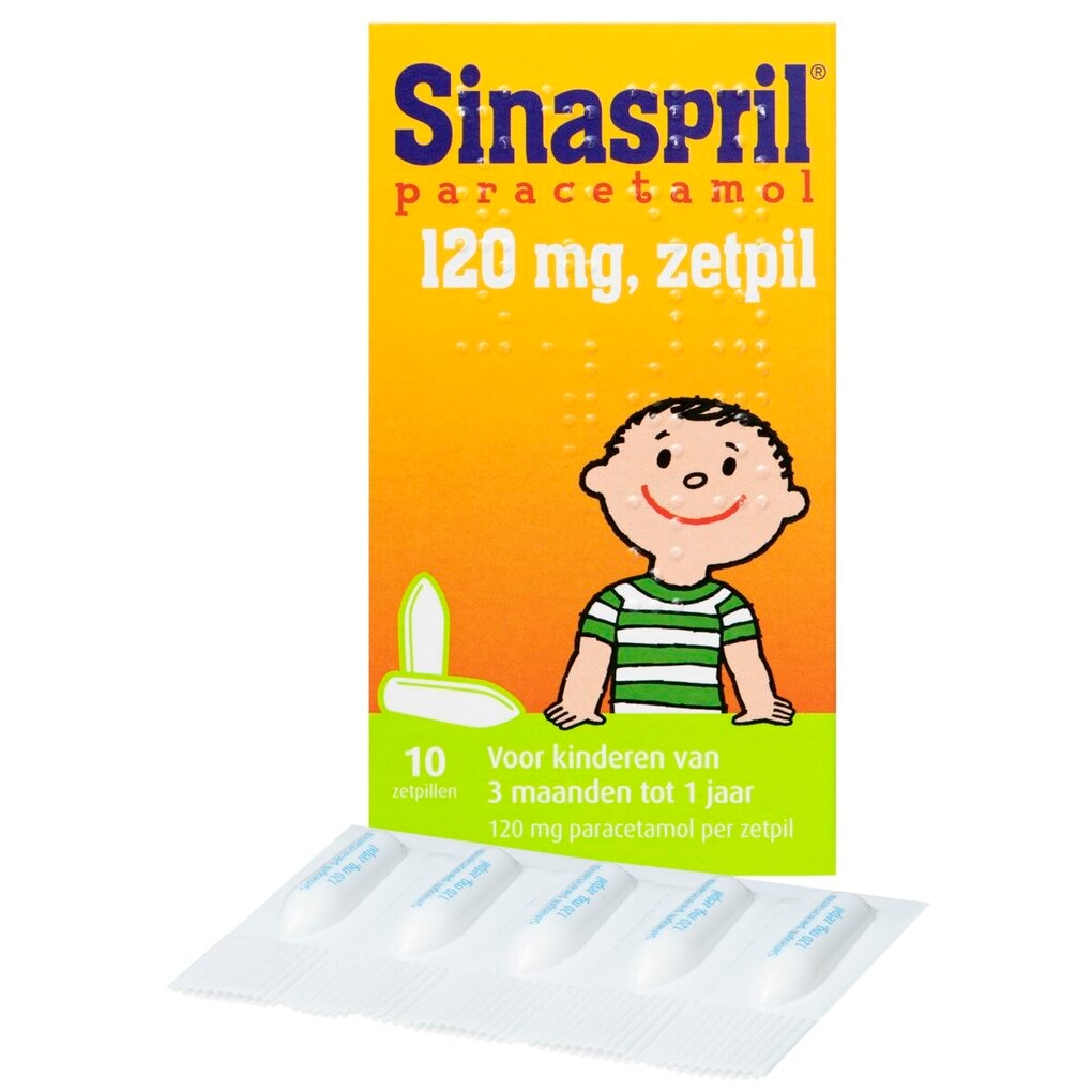 Sinaspril Paracetamol 120mg Zetpillen