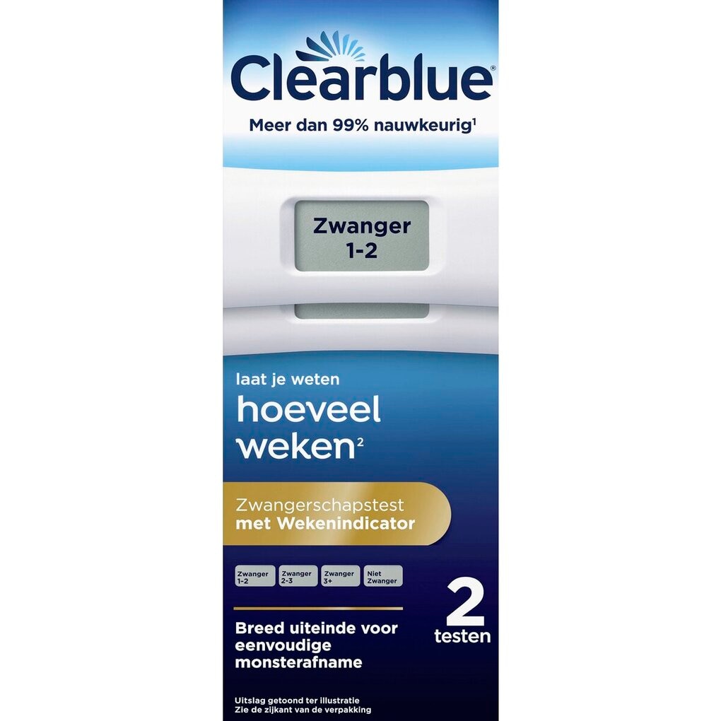 Clearblue Zwangerschapstest met Wekenindicator