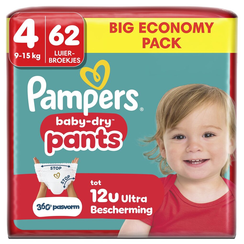 Pampers Baby-Dry Pants Maat 4 Luierbroekjes